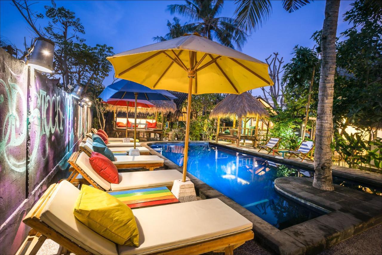 Woodstock Gili - Garden & Bungalows Gili Trawangan Exterior photo