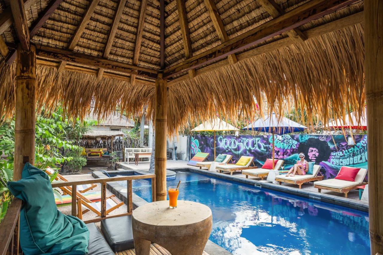 Woodstock Gili - Garden & Bungalows Gili Trawangan Exterior photo